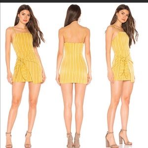 SUPERDOWN discontinued yellow mini dress